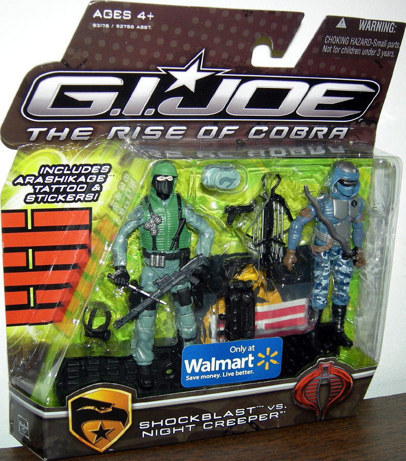 Shockblast vs. Nightcreeper (The Rise of Cobra)